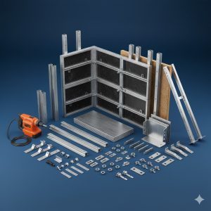 قالب بتن فلزی مدولار چیست؟ انواع، کاربردها و مزایا